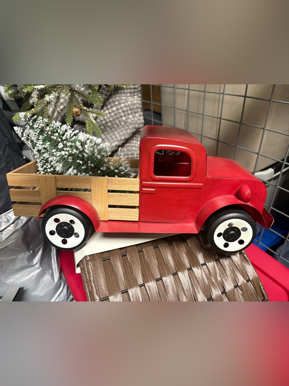 Metal Christmas Truck